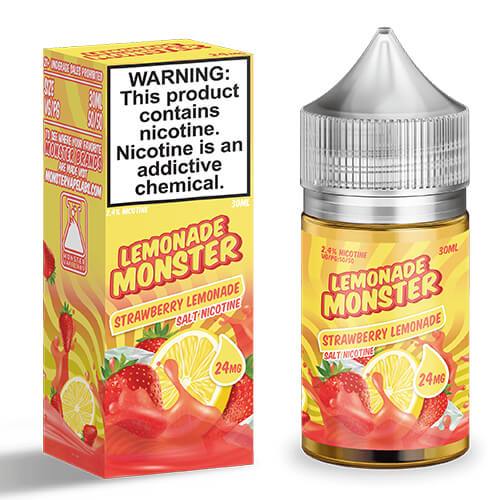 Lemonade Monster NTN Salt - Strawberry Lemonade - Kure Vapes