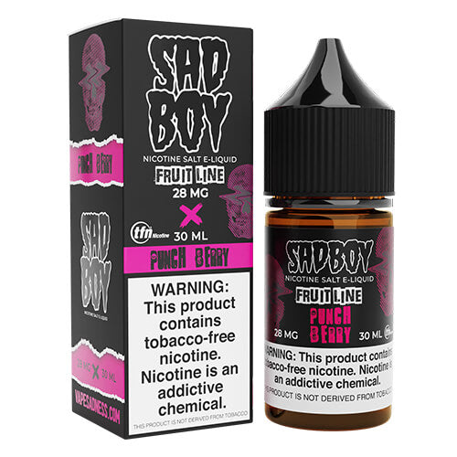 Sadboy Tobacco-Free Salts Fruit Line Punch Berry | Kure Vapes