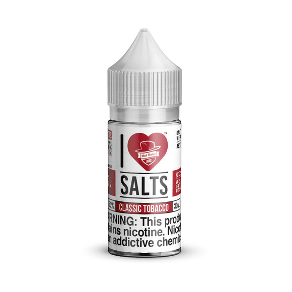 I Love Salts, Classic Tobacco, 30ml - Kure Vapes