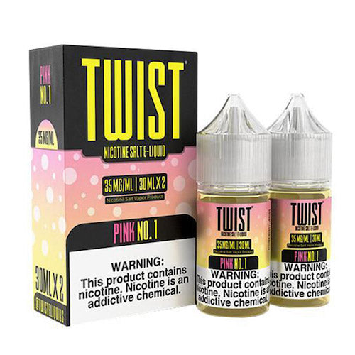 Twist Salts - Pink No 1 - 2x30ml Bottles Box | Kure Vapes