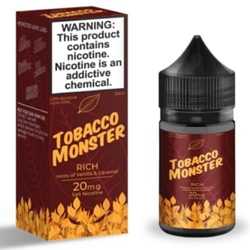 Tobacco Monster eJuice Synthetic SALT - Rich