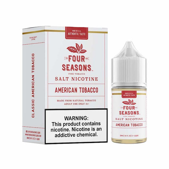Four Seasons Salts - American Tobacco - Kure Vapes