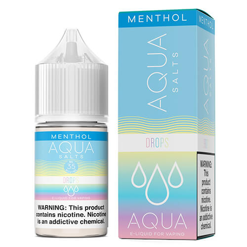 Aqua NTN Salt - Drops Menthol - Kure Vapes