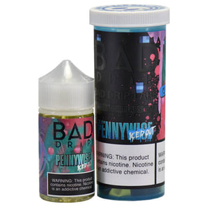Bad Drip Tobacco-Free E-Juice - Pennywise Iced Out - Kure Vapes