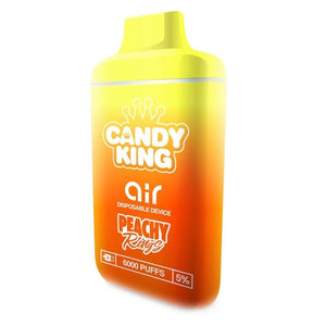 Candy King Air Synthetic - Disposable Vape Device - Peachy Rings - Kure Vapes