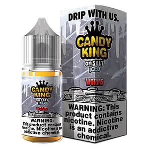 Candy King On Ice eJuice Synthetic - Worms On Ice - Kure Vapes