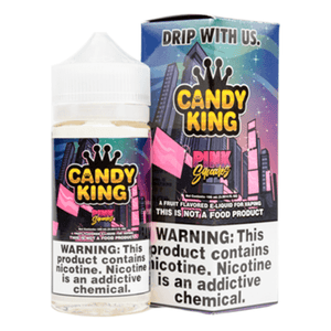 Candy King eJuice Synthetic - Pink Squares - Kure Vapes