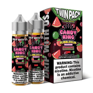 Candy King eJuice Bubblegum Synthetic - Strawberry Watermelon - Kure Vapes