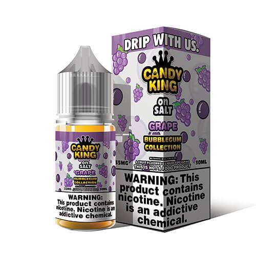 Candy King eJuice Bubblegum Synthetic SALTS - Grape - Kure Vapes