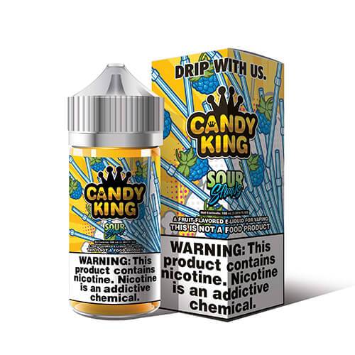 Candy King eJuice Synthetic - Sour Straws - Kure Vapes