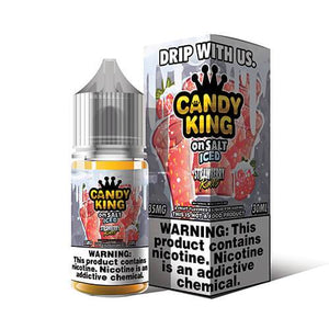 Candy King On Salt Synthetic ICED - Strawberry Rolls - Kure Vapes
