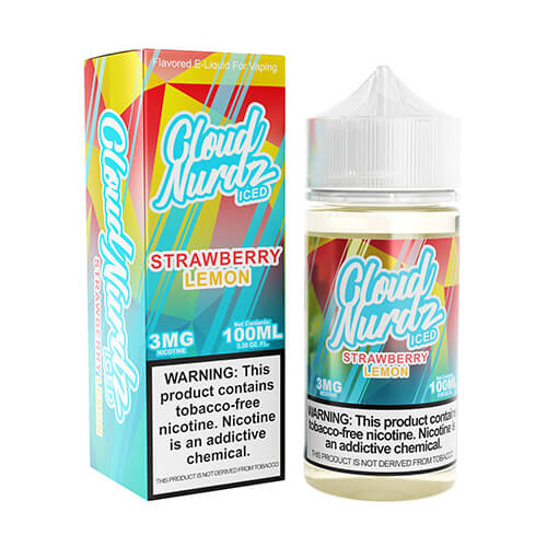 Cloud Nurdz TFN - Strawberry Lemon Iced - Kure Vapes