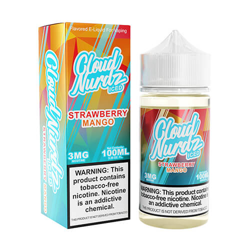 Cloud Nurdz TFN - Strawberry Mango Iced - Kure Vapes