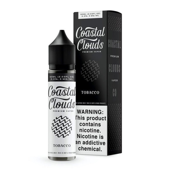 Coastal Clouds - Tobacco - 60ml Box Bottle | Kure Vapes