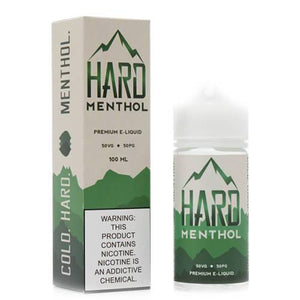 Hard Menthol Tobacco-Free E-Liquid - Hard Menthol - 100ml - Kure Vapes