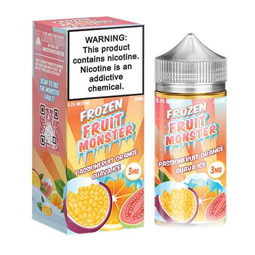 Frozen Fruit Monster eJuice Synthetic - Passionfruit Orange Guava Ice - 100ml - Kure Vapes