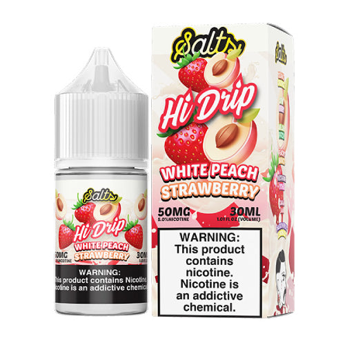 Hi Drip Salts - White Peach Strawberry