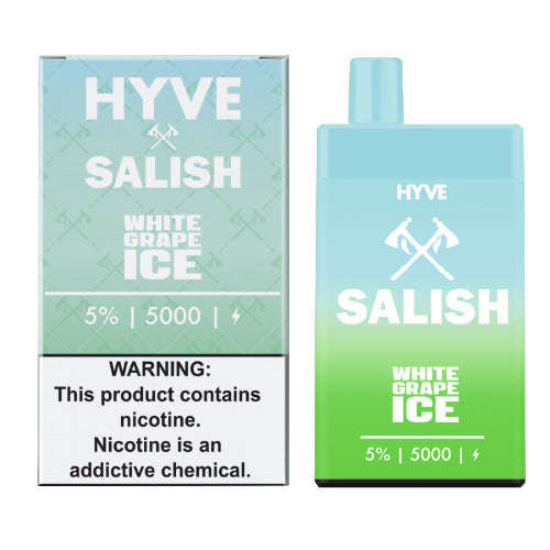 HYVE X Salish 5K - Disposable Vape Device - White Grape Ice