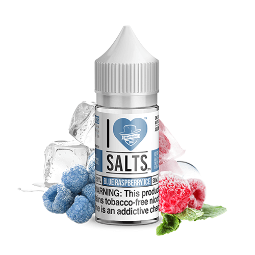 I Love Salts Blue Raspberry Ice | Kure Vapes