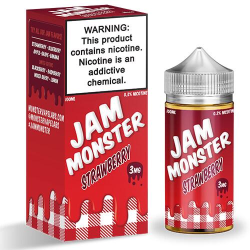 Jam Monster NTN - Strawberry - Kure Vapes