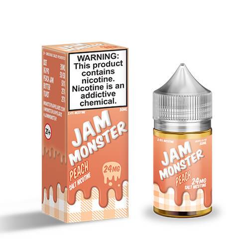 Jam Monster NTN Salt - Peach Salt - Kure Vapes