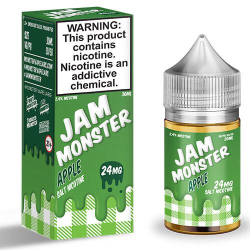 Jam Monster NTN SALT - Apple - 30ml - Kure Vapes
