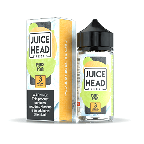 Juice Head Freeze Series - Peach Pear - 100ml - Kure Vapes