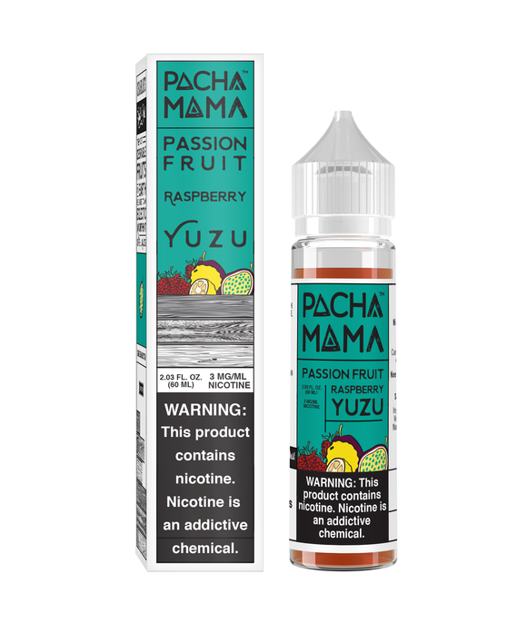 Pachamama Passion Fruit Raspberry Yuzu - 60ML - Kure Vapes
