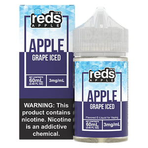Reds Apple Juice Salt Synthetic - Grape Iced - Kure Vapes