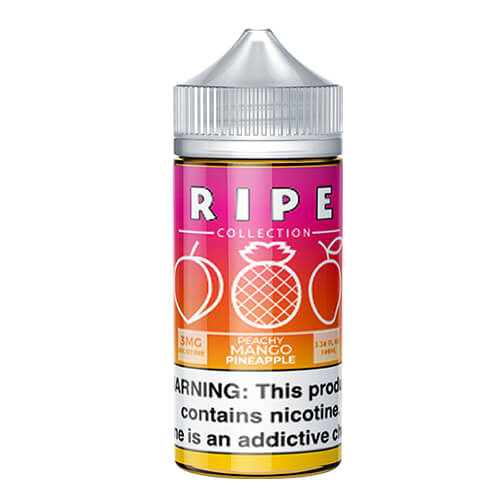 Ripe Collection by Vape 100 eJuice - Peachy Mango Pineapple Vape Juice 0mg