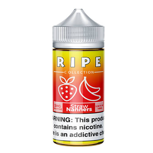 Ripe Collection by Vape 100 eJuice - Straw Nanners Vape Juice 0mg