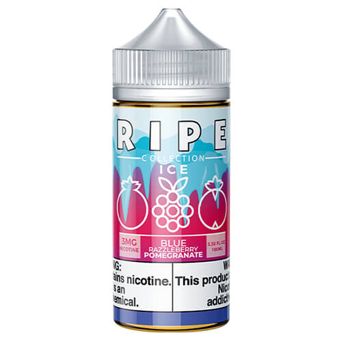 Ripe Collection on Ice by Vape 100 eJuice - Blue Razzleberry Pomegranate On Ice Vape Juice 0mg