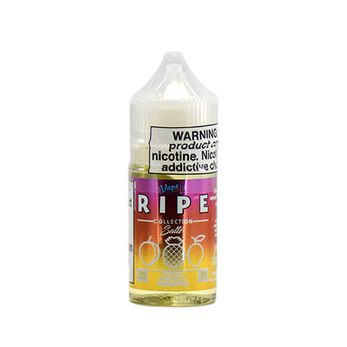 Ripe Collection on Ice by Vape 100 Nic Salts - Peachy Mango Pineapple on Ice Vape Juice 35mg