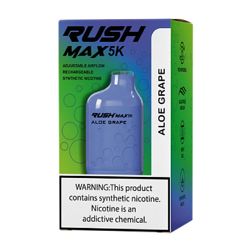 Rush Max 5K - Disposable Vape Device - Aloe Grape