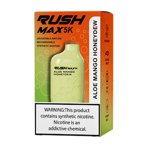Rush Max 5K - Disposable Vape Device - Aloe Mango Honeydew