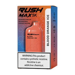 Rush Max 5K - Disposable Vape Device - Blood Orange Ice