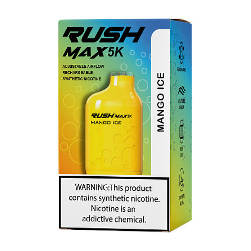 Rush Max 5K - Disposable Vape Device - Mango Ice