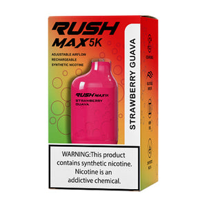 Rush Max 5K - Disposable Vape Device - Strawberry Guava