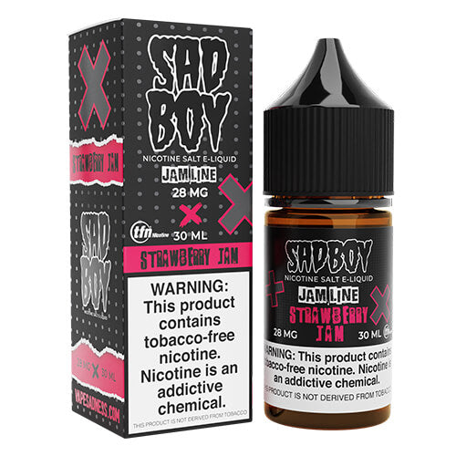 Sadboy Tobacco-Free Salts Jam Line Strawberry Jam | Kure Vapes