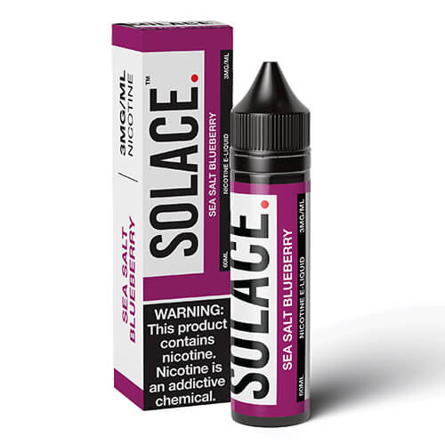 Solace eJuice - Sea Salt Blueberry Vape Juice 3mg