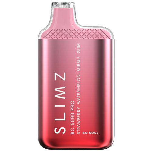 So Soul Slimz BC5000 - Disposable Vape Device - Strawberry Watermelon Bubblegum