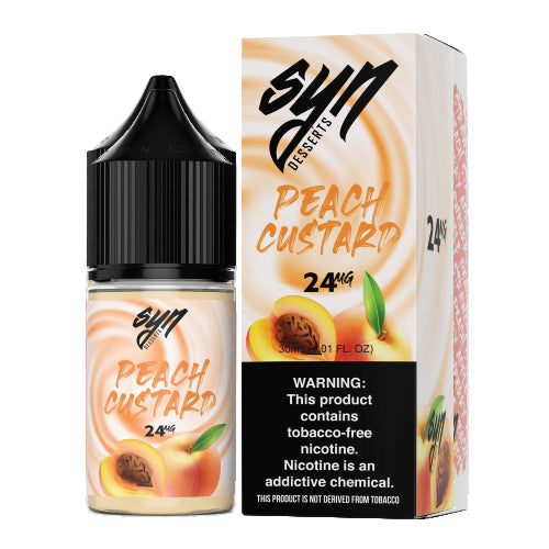 Syn E-Liquids SALTS - Peach Custard