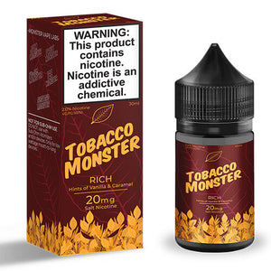 Tobacco Monster eJuice - Rich Vape Juice 0mg