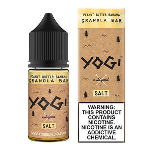 Yogi ELiquid Salts - Peanut Butter Banana Yogi Salt - 30ml - Kure Vapes