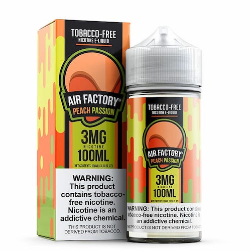 Air Factory Synthetic - Peach Passion - Box Bottle 100ml | Kure Vapes