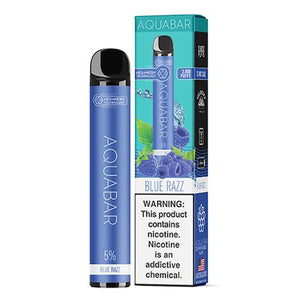 AquaBar Blue Razz Disposable Vape Pen - eJuice.Deals