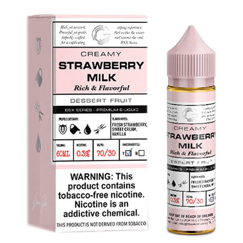 Glas BSX, Strawberry Milk - Kure Vapes