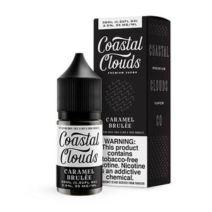 Coastal Clouds TFN Salts - Caramel Brulee - 30ml Box Bottle