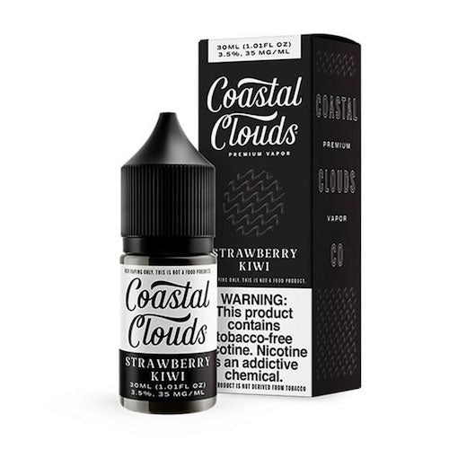 Coastal Clouds TFN Salts - Strawberry Kiwi - 30ml Box Bottle