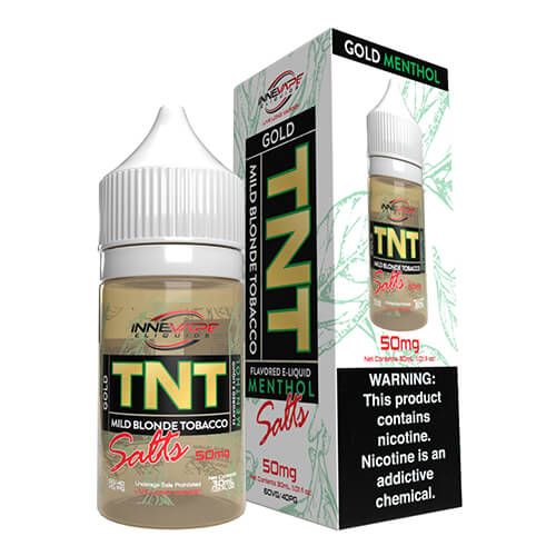 Innevape eLiquids Tobacco-Free salts - TNT Gold Menthol | Kure Vapes